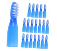 VILLFUL 20pcs Soft Bristle Prison Toothbrush Bulk Pack Short Handle Mini Oral Cleaning Brush for Safety and Self-harm Prevention with Wear-Resistant Design