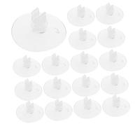 VILLFUL 20pcs Strong Suction Cup Clips for Aquarium Airline Tubing Transparent Air Hose Holders for Secure Stable Fish Tank Setup Easy Installation Flexible