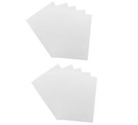 VILLFUL 20PCS White Foam Crafting Plates for DIY Printmaking Stamp Supplies Beginner-Friendly Foam Sheets for Artistic Painting Motor Skill Development Classroom and Home Projects