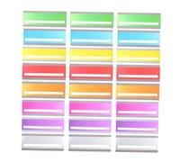 VILLFUL 24Pcs Colored Overlays Bookmark Highlight Strips for Reading Dyslexia Visual Stress Relief Student Colorful Guided Reading Strips Comprehension and Focus
