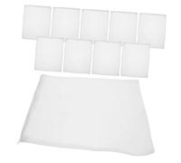 VILLFUL 24pcs Fine Mesh Aquarium Filter Bags Reusable Polyester Media Pouches with Zipper for Fish Tank and Filtration Debris Capture and Versatile Media Compatibility for Water