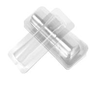 VILLFUL 24pcs Lip Balm Holders Transparent Plastic Card Pouches DIY Money Envelopes Cash Saving Organiser Lightweight Craft Containers