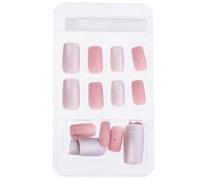 VILLFUL 24pcs Matte False Nails Shape Glue On Nails for Women Teen Manicure Art Supplies Press On