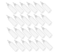 VILLFUL 24pcs Squeeze Packing Bottle Clear Bottle Condiment Squeeze Beauty Empty Wash Sauce Travel Size Transparent Pp