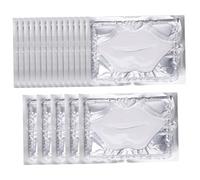 VILLFUL 25Pcs Portable Collagen Lip Gel Pads Moisturizing Sleeping Lip Masks for Hydrate and Rejuvenate Reduce Fine Lines and Wrinkles