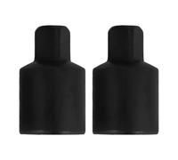 VILLFUL 2pcs 1/2 Inch to 3/8 Inch Heavy Duty Square Drive Socket Adapter Set, 52g Compact Hand Tool Converter with Ball Lock, Impact and Ratchet Compatible for Mechanics and DIY Use