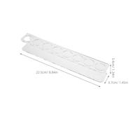 VILLFUL 2pcs 8-Slot Acrylic Vial Organizer for Refrigerator, Peptide Fridge Storage Holder, Small Vial Display Stand for Household and Kitchen