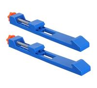 VILLFUL 2Pcs Adjustable Circular Saw Guide Rail with Clamp Precision Cutting Machine Base for Woodworking, Tile, Laminate and Sheet Materials Universal Track for Safety Cutter Tools