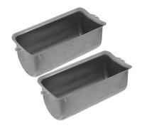 VILLFUL 2pcs Air Compressor Capacitor Insulation Cover Double-Ear Iron Shell Noise Reduction Protective Case for Silent Pump Replacement and Motor Shielding in Workshop Use