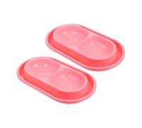 VILLFUL 2pcs Ant Cat Bowl Double Bowl for Cat Pet Food Small Animal Feeder Food Dishes Use As Lid for Outdoor Feeding