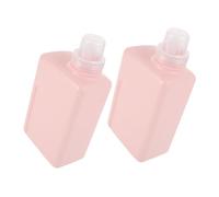 VILLFUL 2pcs Bottles for Shampoo and Conditioner Travel Size Shampoo Bottles Laundry Soap Pump for Lotion Travel Large Capacity Hdpe Pink