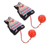 VILLFUL 2pcs Cat Toys Interactive Cat Toy Kitten Automatic Tail Catnip Chewer Plush Mice