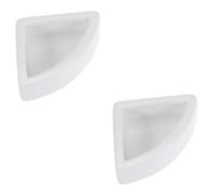 VILLFUL 2pcs Ceramic Lizard Feeding Bowl Escape Reptile Dish for Food and Water Prevents Insects from Escaping for Turtles Frogs Geckos and Snakes White
