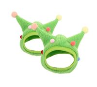 VILLFUL 2pcs Cute Lizard Hat Small Animal Hat for Bearded Dragon Pet Dragon Snake Funny