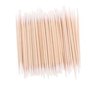 VILLFUL 2pcs Double Tipped Pointed Shape Cotton Swabs with Stick for Precision Makeup Application and Cleaning Small Parts Per Bag for Tattoo Brow Lamination and Beauty Use