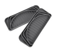 VILLFUL 2Pcs Grey Silicone Drip Tray for Water Dispenser and Coffee Machine, Cuttable Refrigerator Drip Catcher Pad, Splash Protector for Home and Office Use