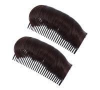 VILLFUL 2pcs Hair Bun Maker Tool Invisible Comb Inserts Hair Bases for Women Volume Increase Pad for Princess Half Updo Style