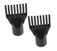 VILLFUL 2Pcs Hair Dryer Comb Nozzle Attachments High Temperature Resistant Plastic Styling Tool for Volume Boosting and Curl Diffusing Lightweight Travel-friendly Hair Dryer Accessories