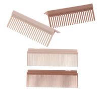 VILLFUL 2pcs Hairdressing Plywood Heat-resistant Comb for Home Carbon Comb Heat-resistant Hair Brush Straightener Hair Straightener Attachment Home Salon Accessory Carbon Fiber