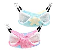 VILLFUL 2pcs Hamster Hanging Nest Toys Bed Comfortable Pet Sleeping Nest for Small Animals