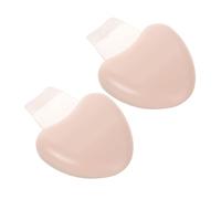 VILLFUL 2pcs Heart-shaped Blackhead Extractor Tool Manual Pimple Remover for Women Face Scrubber Deep Pore Cleaner with Skin Tightening and Lifting Effect