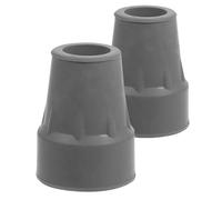 VILLFUL 2pcs Heavy Duty Non-slip Rubber Cane Tips Walking Stick Replacement Crutch Tips with Antislip Design for Enhanced Stability and Traction Various Surfaces