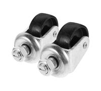 VILLFUL 2pcs Heavy Duty Swivel Jack Casters Replacement Wheels Rotating Utility Trailer Parts Smooth Mobility for Floor Jack and Tight Spaces