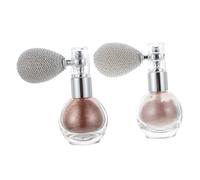VILLFUL 2Pcs Highlighting Powder Sprayer for Face and Body Ultra-fine Makeup Highlighter Spray in Bronze Nude Shades Lightweight Cosmetic Glitter for Daily and Special Occasion Use