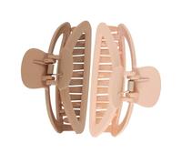 VILLFUL 2Pcs Large Hair Claw Clip Strong Grip Hair Accessories for Women Non-damaging Clamps for Daily Use Ceremonies Cooking Exercise Makeup and Beige