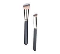VILLFUL 2Pcs Makeup Brushes for Foundation and Concealer Soft Dense Cosmetic Blending Tools for Natural Look Suitable for Cream Liquid and Powder Cosmetics