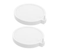 VILLFUL 2pcs Nano Aquarium Air Stone Disc Quiet Bubbler Diffuser for Fish Tanks Even Fine Bubble Oxygen Aerator Compatible with Various Aquariums