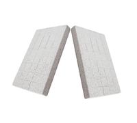 VILLFUL 2PCS Natural Lava Stone Pet Grinding Pad for Small Animals Porous Scratching Board for Bunny Hamster Guinea Pig Claw Care and Cage Enrichment Multi Functional Chew and Foot Comfort
