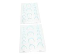 VILLFUL 2pcs Paper Quilling Mold Set Blue Half Ball 3D Quilling Supplies Scale for DIY Paper Craft Tools and Artwork Mold