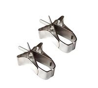 VILLFUL 2pcs Parrot Fruit Feeder Clips Birds Food Holder Cage Fruit Holder Window Bird Feeder Feeding Accessories