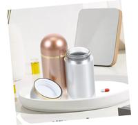 VILLFUL 2pcs Pill Bottles Portable Travel Medicine Organizer for Capsules and Powders Accurate Dispensing Small Plastic Storage Containers for Supplements and Jewelry