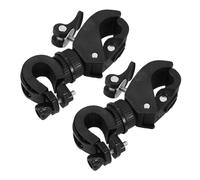 VILLFUL 2pcs Plastic and Metal Wheelchair Cane Holder with Rotation Crutch Bracket for Elderly Mobility Aids Electric Scooter and Walker Compatible Lightweight and Easy to Install