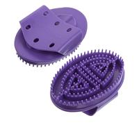 VILLFUL 2pcs Plastic Massage Body Brush for Exfoliating and Oil Application Wear-Resistant Professional Massager for Scalp Back Waist and Belly Portable Handheld Guasha Tool for Meridian