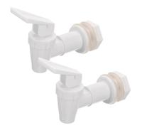 VILLFUL 2pcs Plastic Water Spigot Replacement for Cooler Jug Tap Water Dispenser Faucet Easy Install Consistent Flow Control for Home Office Hotel Beverage Barrel