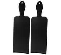 VILLFUL 2Pcs Professional Large Hair Coloring Board Plastic Hair Dye Tool for Salon Hairdressers with Curved Design Textured and Smooth Sides for Highlighting and Balayage