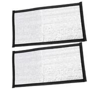 VILLFUL 2pcs Reptile Heater Mats with Reflective Insulation Film for Small Terrariums Under Tank Heat Pads for Snakes Lizards Turtles and Rabbits Safe Non-toxic Thermal Heating Pads