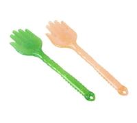 VILLFUL 2pcs Silicone Body Massage Pat with Convex Acupoint Tapping Surface Non-Slip Silicone Stick for Deep Muscle Relief Neck Back Shoulders Legs and Feet Portable Relief Random Color