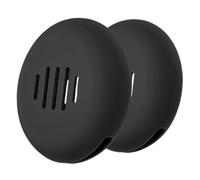 VILLFUL 2pcs Silicone Makeup Sponge Holder Travel Organizer Large Capacity Case Soft Shatterproof Silicone Makeup Sponge Storage Suitable for Business and Travel Black