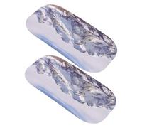 VILLFUL 2Pcs Ski Goggle Protection Covers Scratch-Resistant Lens Sleeve, Portable Snow Goggle Storage Bag for Travel and Winter Sports