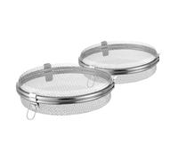 VILLFUL 2pcs Stainless Steel Dishwasher Utensil Baskets Compact Silverware Organizer with Mesh Design for Kitchen Drainage and Cutlery Storage Space-saving Holder for Home Kitchens
