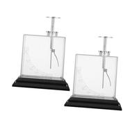 VILLFUL 2pcs Static Electricity Detector Kit for Classroom Science Experiments Hands Education for Physics Teaching Fast Accurate Charge Measurement Tools