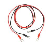 VILLFUL 2pcs U-shaped Insulated Test Leads Electrical Connection Wire for Teaching Demonstrations Circuit Testing with High Tensile Strength and Low Resistance for Meters and Power