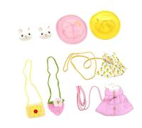 VILLFUL 2sets Rabbit Accessories Harness and Leash Pet Rabbit Clothing Set Bag