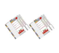 VILLFUL 2sheet PVC Electrical Box Label Stickers Self-Adhesive Breaker Box Labels for Circuit Panels and Household Switch Plates