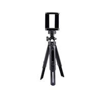 VILLFUL 3 Pcs Portable Adjustable Mobile Phone Tripod Holder Flexible Triangle Lazy Stand Bracket for Smartphones Up to Camera Mount for Outdoor Travel and Hands Shooting Black Eco