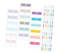 VILLFUL 30 Sheets Colored Writable Page Tabs for Notebooks and Books Strong Adhesive Index Stickers for Organizing Documents Smooth Writing Journal Markers with Eyecatching Colors for